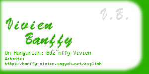 vivien banffy business card